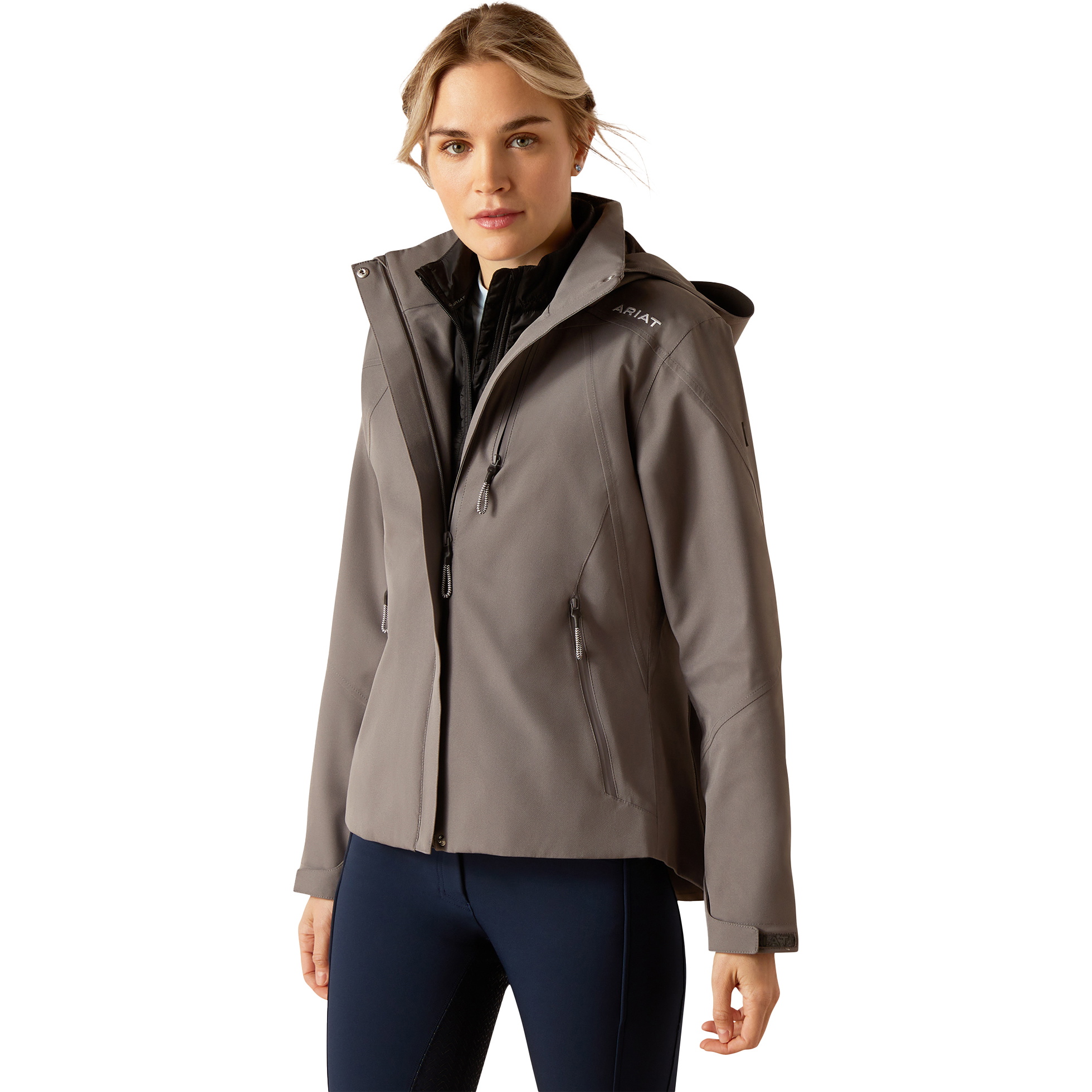 2024 Ariat Damen Küsten H2O Jacke 10048872 - Plum Grey